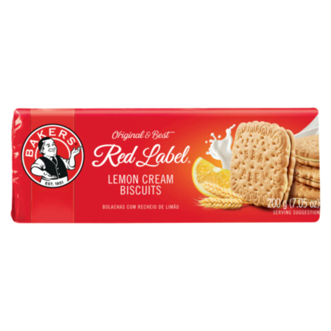 Bakers Red Label Lemon Creams 200g - Image 2