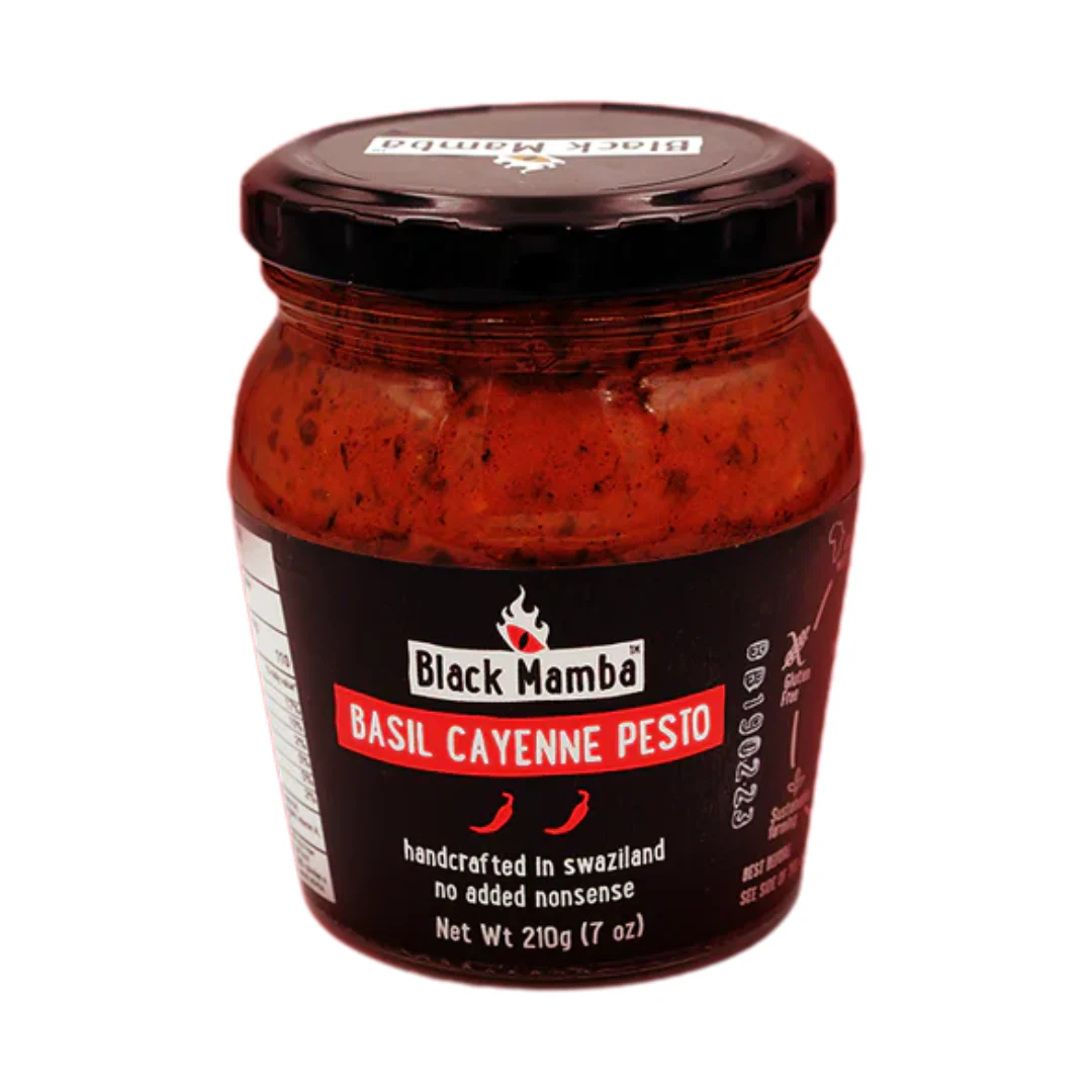 Black Mamba Basil & Cayenne Pesto 210g