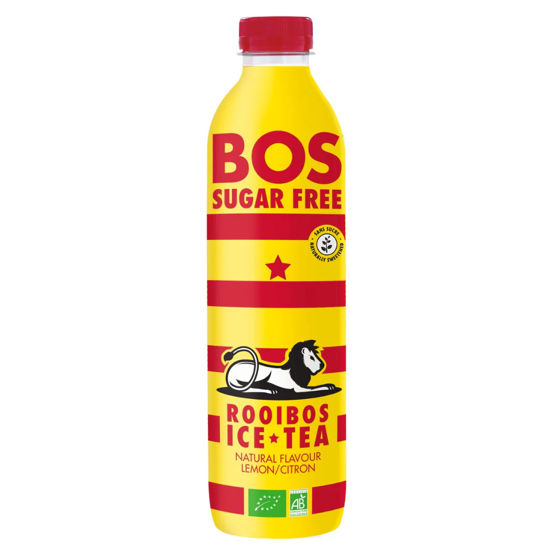 Bos Ice Tea Lemon Sugar Free 1L