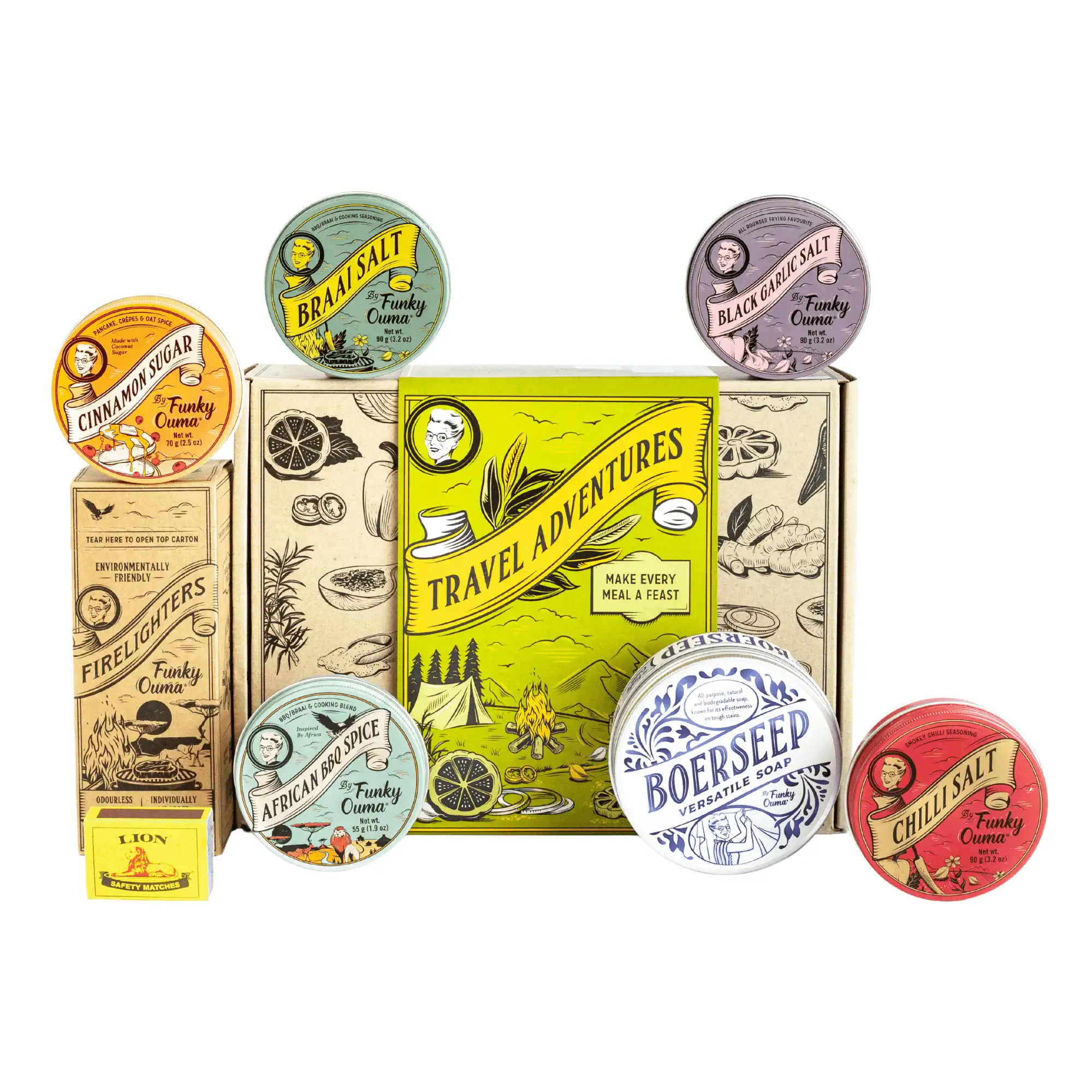 Funky Ouma TRAVEL ADVENTURES Gift Box