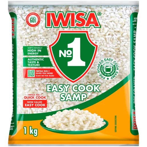 Iwisa Easy Cook Samp 1kg (BB: 23/02/2026)