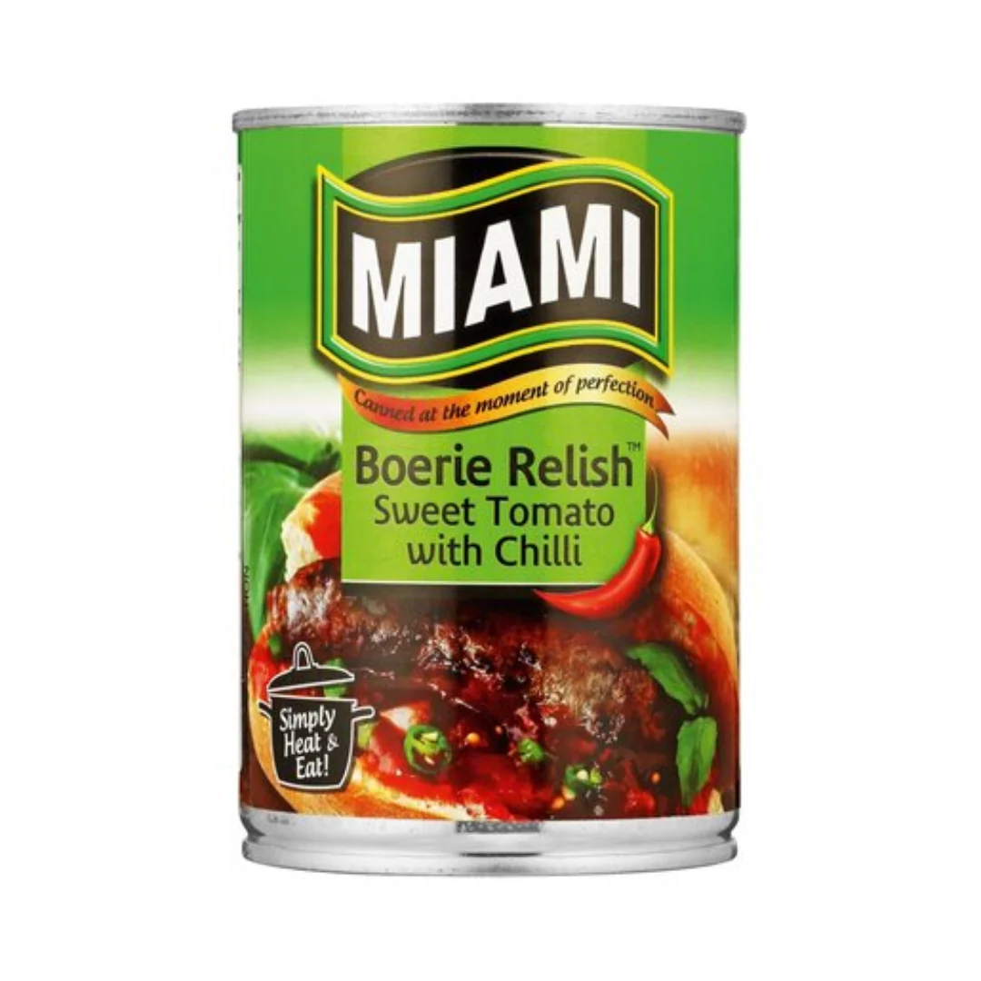 Miami Boerie Relish Sweet Tomato w/chilli 450g - Image 2