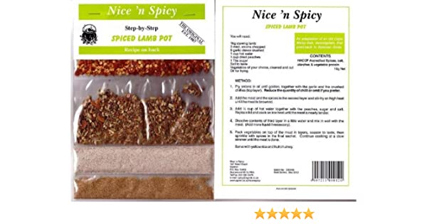 Nice n Spicy Spiced Lamb Pot Curry Sachet