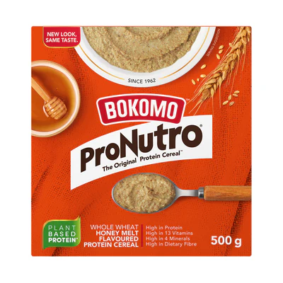 Bokomo Pronutro Whole Wheat Honey Melt 500g