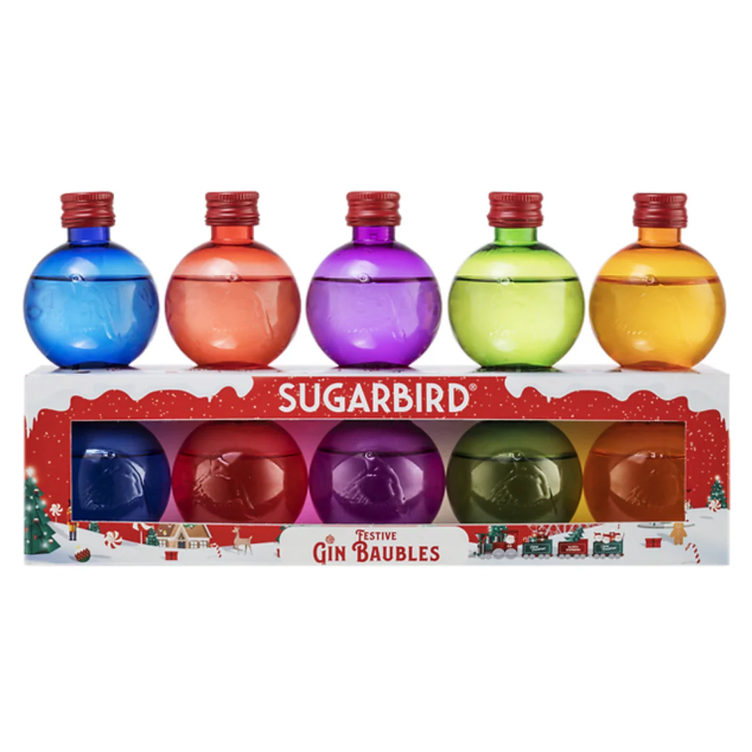 Sugarbird Festive Gin Baubles (5x40ml) - Image 2